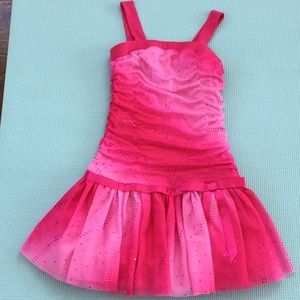 Pink party dress